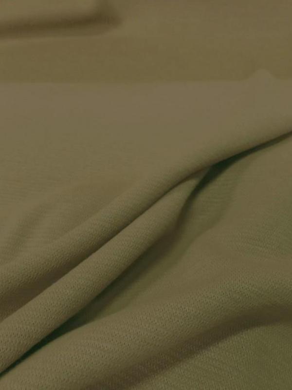Maille légère a fine cotes lycra dans la largeur beige kaki