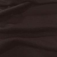Maille légère a fine cotes polyester viscose ton marron