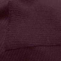 Maille légère a fine cotes polyester viscose ton rose magenta