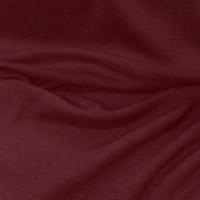 Maille légère a fine cotes polyester viscose ton rouge