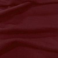 Maille légère a fine cotes polyester viscose ton rouge