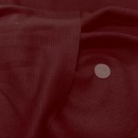 Maille légère a fine cotes polyester viscose ton rouge