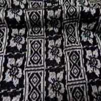 Maille lurex gris metal noir