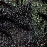 Maille noire chine lurex dore5
