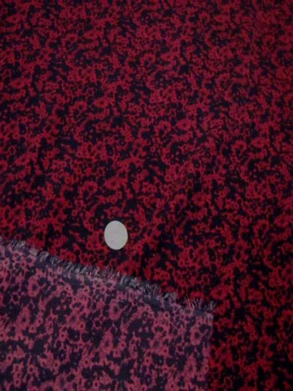 Microfibre imprime rouge noir9