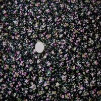 Microfibre noire imprime petite fleurs02