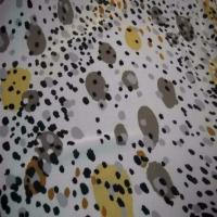 Mousseline blanche crepon ne imprime en polyester