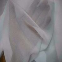 Mousseline blanche en polyester
