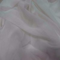 Mousseline crepon ne blanche en polyester2
