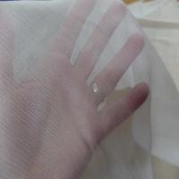 Mousseline de soie 100 crepon ne blanche6