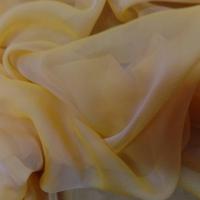 mousseline de soie 100% crépon né jaune en ligne