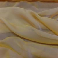 achat mousseline de soie 100% crépon né jaune
