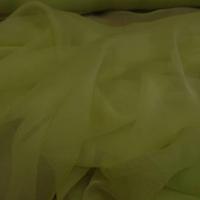 Mousseline de soie 100 crepon ne tilleul 2