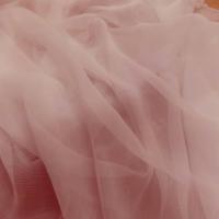 Mousseline de soie 100 crepon rose clair