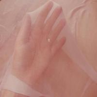 Mousseline de soie 100 crepon rose clair6