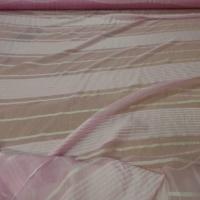 vente de tissu mousseline de soie a bandes dévorée rose orchidée en ligne