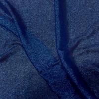 Mousseline de soie bleu en lurex 0