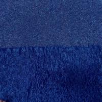 Mousseline de soie bleu en lurex 01