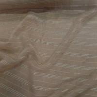 Mousseline de soie brode beige