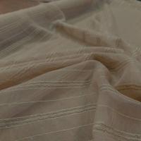 Mousseline de soie brode beige7