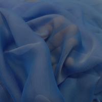 Mousseline de soie crepon bleu changeant en 1 20m de large8