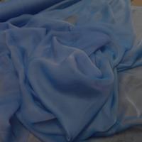 Mousseline de soie crepon bleu changeant en 1 20m de large9
