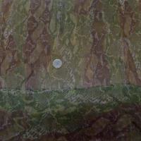Mousseline de soie imprime serpentton kaki et marron9