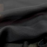 Mousseline de soie marron faconne fil cuivre 5