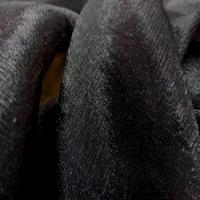 Mousseline de soie noire lurex metal6