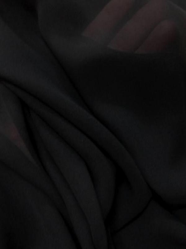 mousseline de soie noire