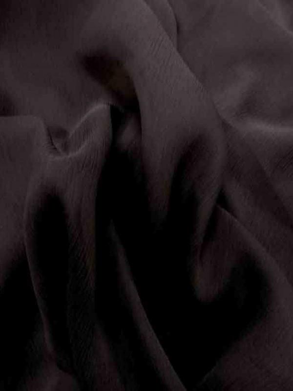 Mousseline en soie 100 marron