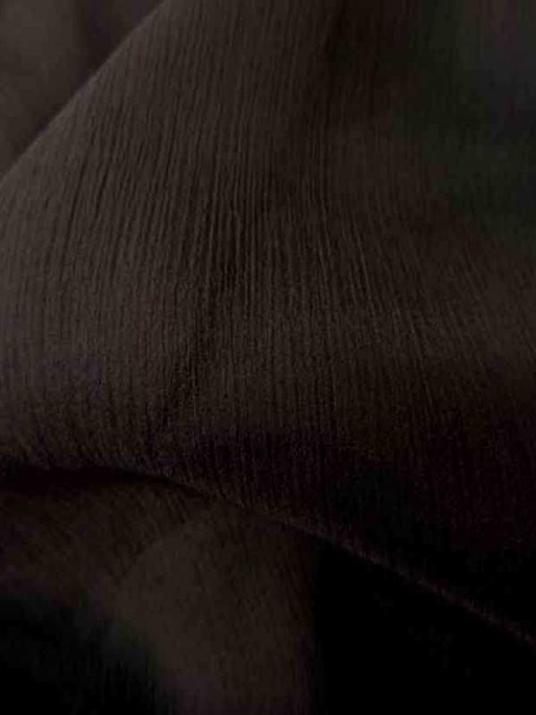 Mousseline en soie 100 marron