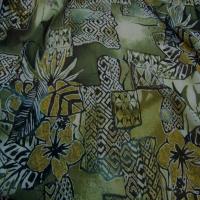 Mousseline froisse permanent ton vert5