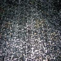 Mousseline imprime a motifs devore en velours6