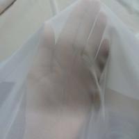 Mousseline polyester blanche1