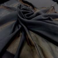 Mousseline polyester noire4