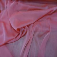 Mousseline polyester ton rose