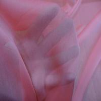 Mousseline polyester ton rose2