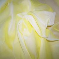 Mousseline polyester uni jaune5