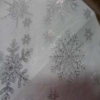 Organza blanc etoile des neiges couleur metal4
