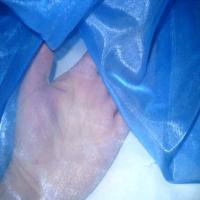 Organza bleu en 1 35m de large7