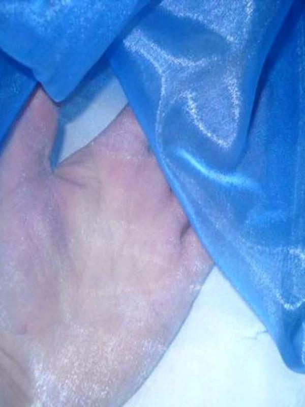 Organza bleu en 1 35m de large
