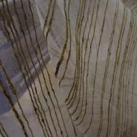 Organza brode en 2 80m plombe beige taupe1