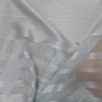 Organza de soie façonné bandes ton bleu clair7