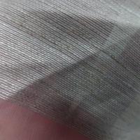 vente de tissu Organza de soie façonné bandes ton bleu clair