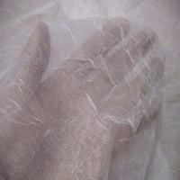 Organza froisse permanent blanc casse9