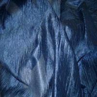 Organza froisse permanent bleu en 1 45m de large