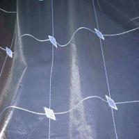 Organza gris brode en 1 5m de large9