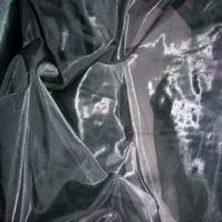 Organza gris metal en 1 5m de large0