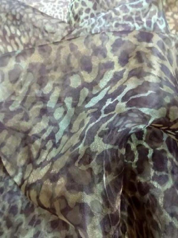 Organza imprime leopard